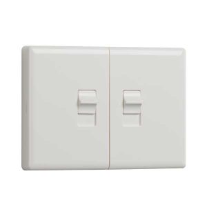 Z-Wave Plus Wireless Motorized Toggle Light Switch Double Gang